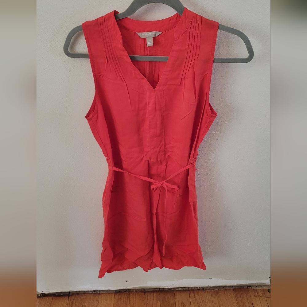 Sleeveless V-Neck Mini Dress